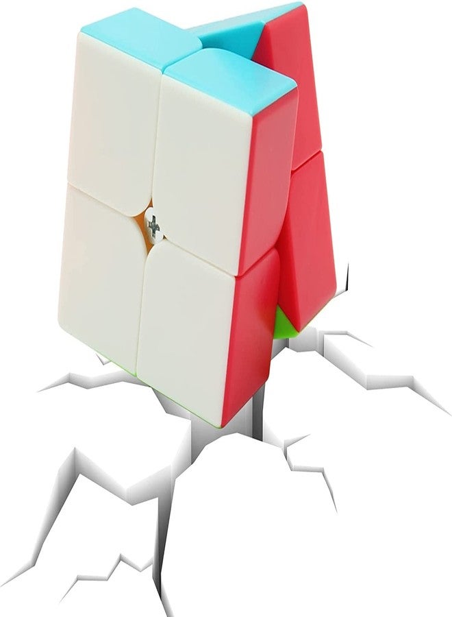 مجموعة مكعبات السرعة من AUTHFORT، مجموعة المكعبات السحرية المكونة من 2x2x2 و3x3x3 Megaminx M، مكعب خماسي الأضلاع، مكعب أحجية أملس (3 قطع) - Image 2